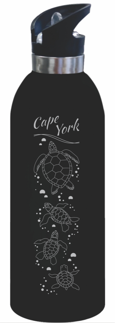 Thermal Travel Sipper with Turtles Surfacing Design 500mL