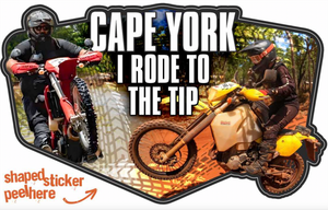 "I Rode to the Tip" Dirt Bike Sticker