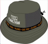 Tip Sign Khaki Micro Bucket hat with tape band