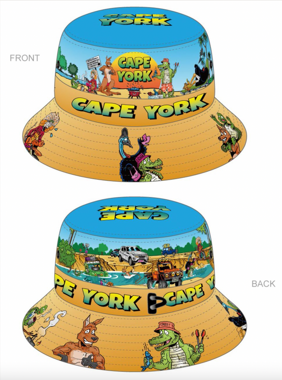 Comic Aussie Animals Kids Bucket Hat
