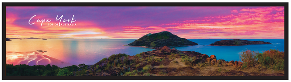 Teackle Sunset Tip Bar Runner