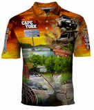 Epic 4WD Orange Men's Short Sleeve Sublimated Polo