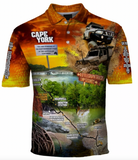 Epic 4WD Orange Kids Short Sleeve Sublimated Polo