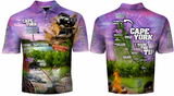 "Epic" Lilac Ladies Short Sleeve Sublimated Polo
