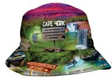 Adventure Bucket Hat - sunset and sunrise