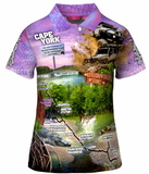 "Epic" Lilac Ladies Short Sleeve Sublimated Polo