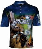 SALE - "Big Sky" Kids Short Sleeve Sublimated Polo