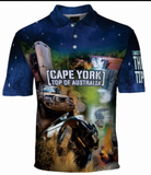 SALE 'Big Sky' Short Sleeve Sublimated Men's Polo