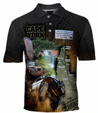 NEW Tele Track 4WD Men's Short Sleeve Sublimated Polo