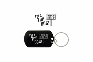 Top Dog Keyring Dog Tag