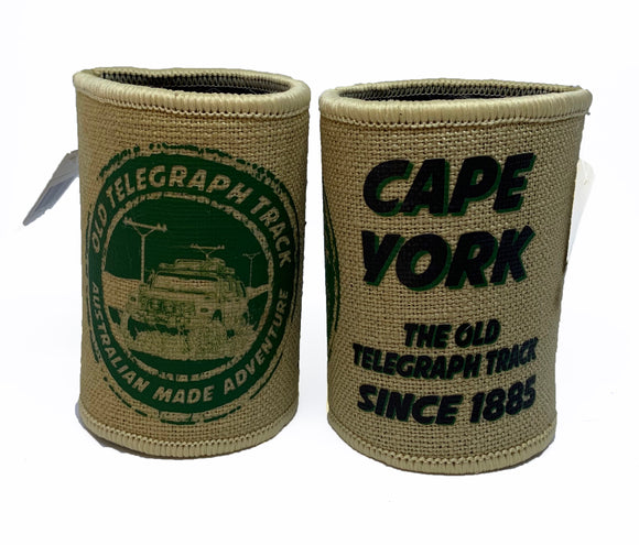 Cape York Tele Track Stamp Hessian Cooler