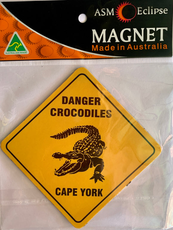 Danger Crocodiles Cape York Magnet