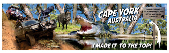 Cape York Creatures Sticker 195mm x 55mm