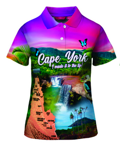 "Oasis" Ladies Short Sleeve Sublimated Polo