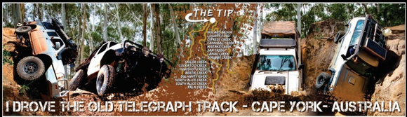 I Drove The Telegraph Track Sticker 240mm x 65mm