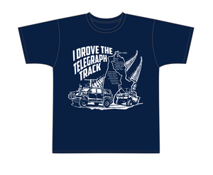 I Drove the Telegraph Track T-Shirt (Navy with White print)